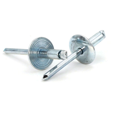 Рекомендуем купить Заклепка вытяжная открытая 4,8x28 с экстра увеличенным бортом 16 мм, алюминий / оц. сталь