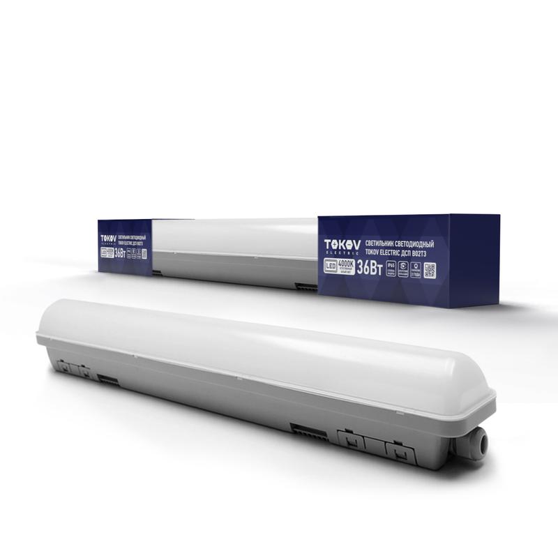 Рекомендуем купить Светильник светодиодный ДСП B02Т3 36Вт 4000К IP65 3600лм подкл. в линию до 7штук TOKOV ELECTRIC TKE-DSP-B02T3-36-4K-IP65
