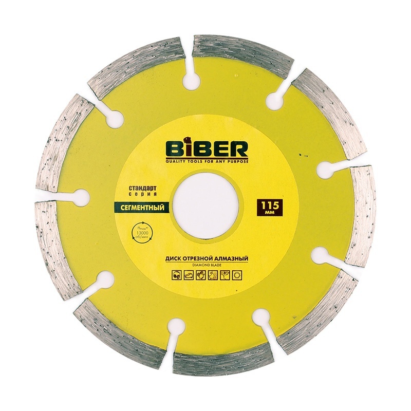 Рекомендуем купить Диск алмазный сегментный Biber 70212 Стандарт 115 мм
