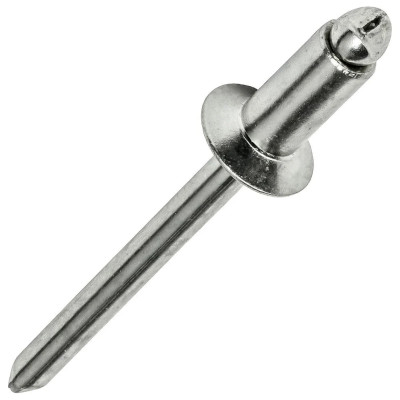 Рекомендуем купить Заклепка вытяжная открытая 6.4x25 со стандартным бортом, оц. сталь / оц. сталь