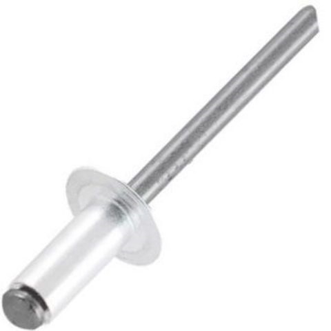 Рекомендуем купить Заклепка вытяжная открытая 4.8x12 со стандартным бортом, алюминий / сталь