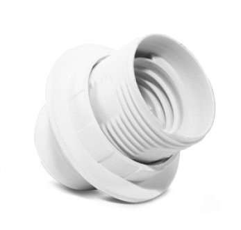 Рекомендуем купить Патрон электрич. E27 с приж. кольцом пластик 4А 250В инд. упак. UNIVersal 7941418