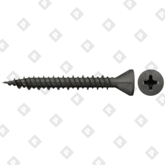 Шуруп для гипсокартона Fischer FSN-TPGM 3,9X30 F 1000 с резьбой HiLo, шлиц PH - №1