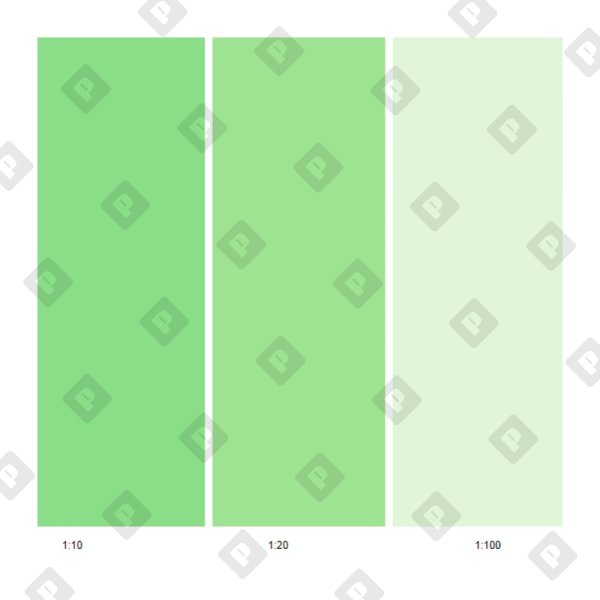 Колер для краски Текс универсальный салатовый (0,1 л) - №1