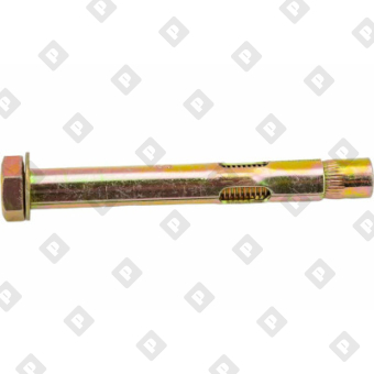 Анкерный болт М10 12х100 с болтом, жёлтый цинк - №1