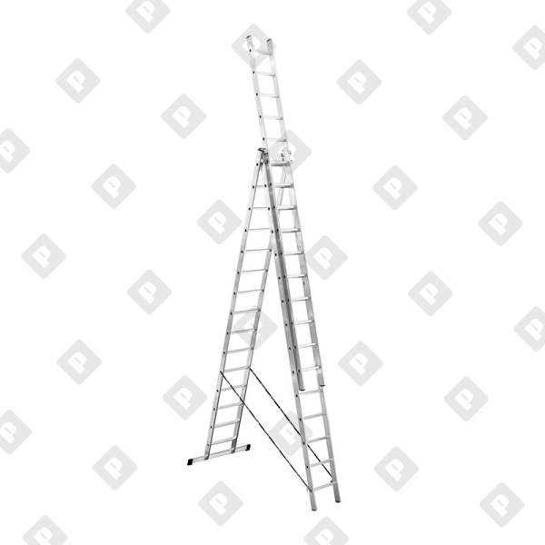 Лестница универсальная Biber 98215 3-х секционная 15 ступеней - №1