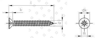 DIN 7982 A4 C 4,2X38 Z - №4