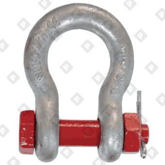 Скоба такелажная омегообразная G-2130 9.5 т с гайкой и шплинтом, кл. пр. 8 - №1