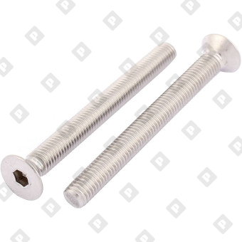 Винт ISO 10642 (DIN 7991) M2x8 с потайной головкой и внутренним шестигранником, нерж. сталь А4 - №1