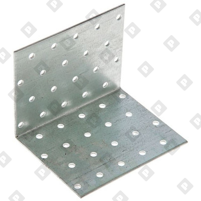 Уголок крепежный равносторонний KUR 40x40x800x1.5 мм, оц. сталь - №1