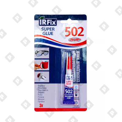 Цианоакрилатный секундный клей IRFix Super Glue 502, 3 г - №1