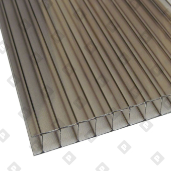 Поликарбонат сотовый бронза 6 мм 2100х6000 мм - №1