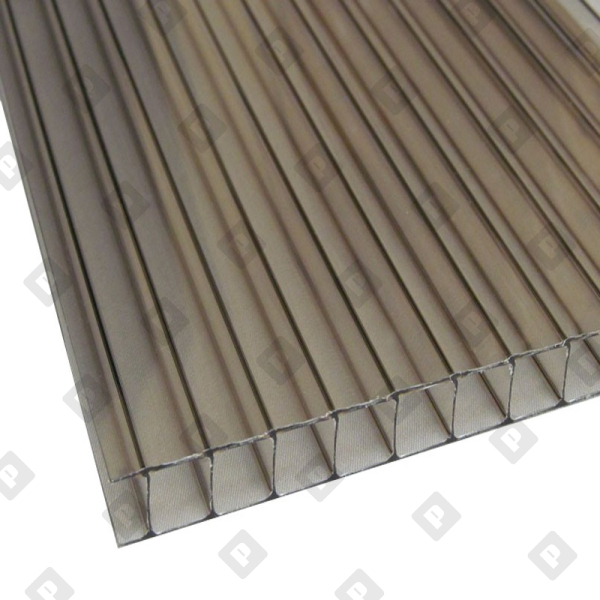 Поликарбонат сотовый бронза 6 мм 2100х6000 мм - №1