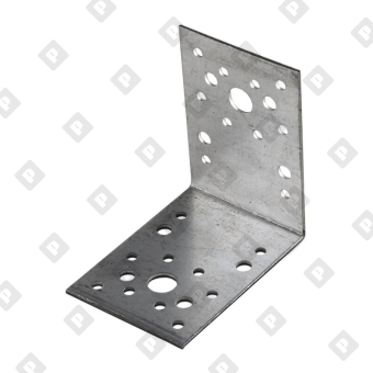 Крепежный уголок KU 105x105x90x2 мм, оц. сталь - №1