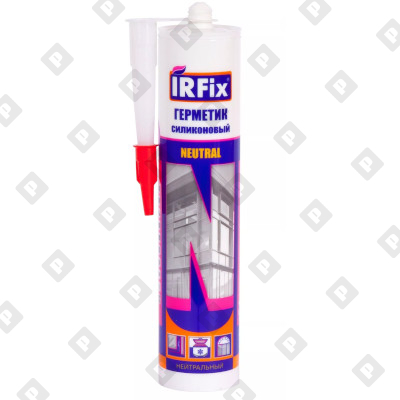 Герметик IRFix силиконовый нейтральный "Белый", 310 мл - №1