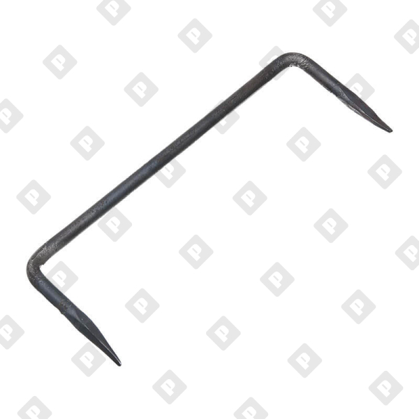 Скоба строительная d=8 мм, 200х60 мм - №1