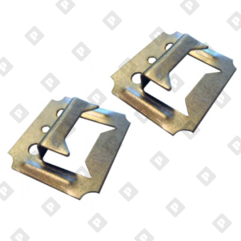 Кляймер №4 (с гвоздями) для доски "вагонка" толщиной 14 - 18 мм, оц. сталь - №3