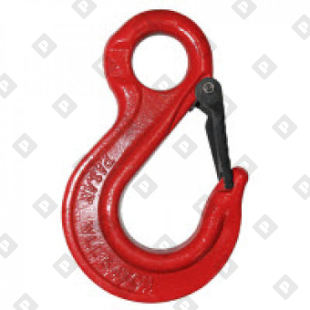 Крюк грузовой с проушиной и защелкой (SALK) 12.5 т, кл.пр. 8 - №3