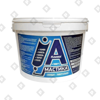Мастика универсальная клеящая жаростойкая Альмира (1,5 кг) - №1