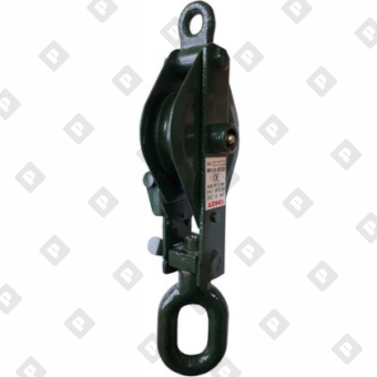 Блок одинарный монтажный грузовой с кольцом, г/п 6т - №1