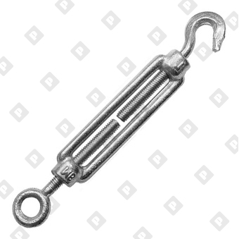 Талреп DIN 1480 М36 крюк-кольцо, оц. сталь - №1