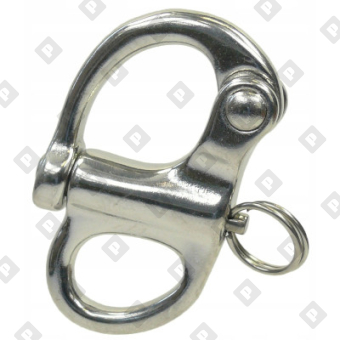 Карабин отцепной «пеликан» с мочкой ART 8288 52 мм, нерж. сталь A4 - №1