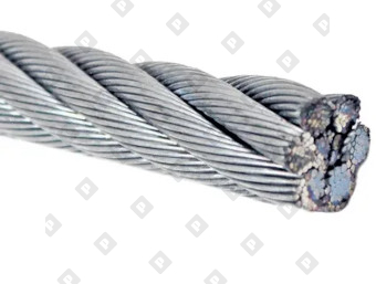 Канат ГОСТ 2688-80 Ø 9.1 мм, оцинкованная сталь - №1