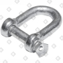 Скоба такелажная прямая Ø12 мм, оц. сталь