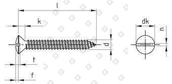 DIN 7973 A2 C 3,9X32 - №4