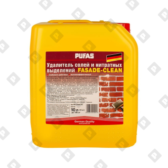 Удалитель солей и нитратных выделений Pufas Fassaden-Clean (10 л) - №1