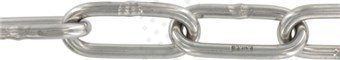 Цепь длиннозвенная DIN 763 13х82, нерж. сталь A4 - №2