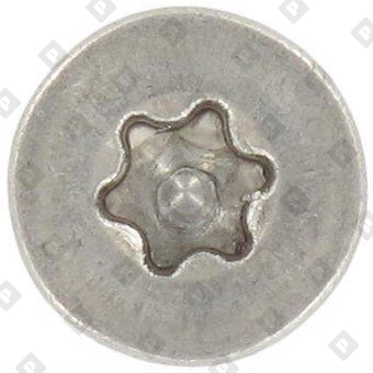 Винт DIN 965 М1,6x12 с потайной головкой и шлицем TX, нерж. сталь A4 - №3