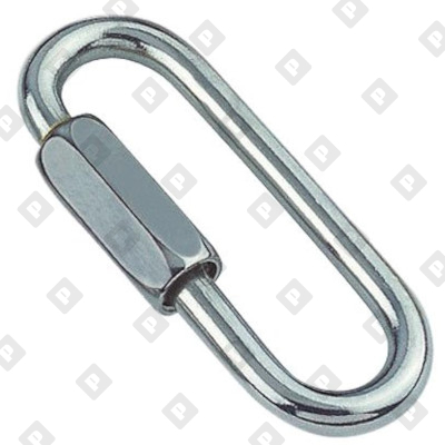 Карабин винтовой удлиненный ART 8838 12x100, нерж. сталь A4 - №1